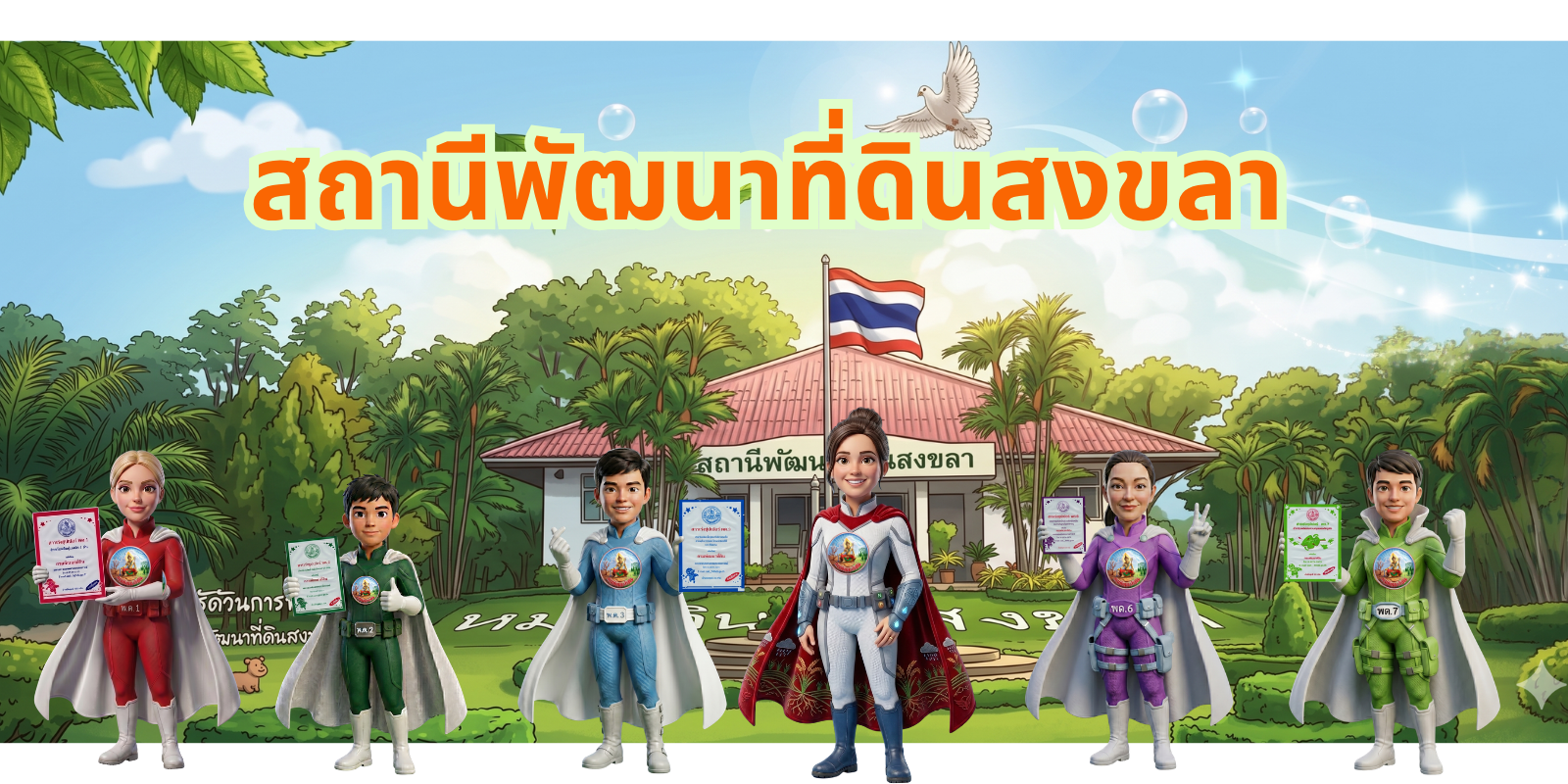 ปกเว็บไซต์ สถานีพัฒนาที่ดินสงขลา