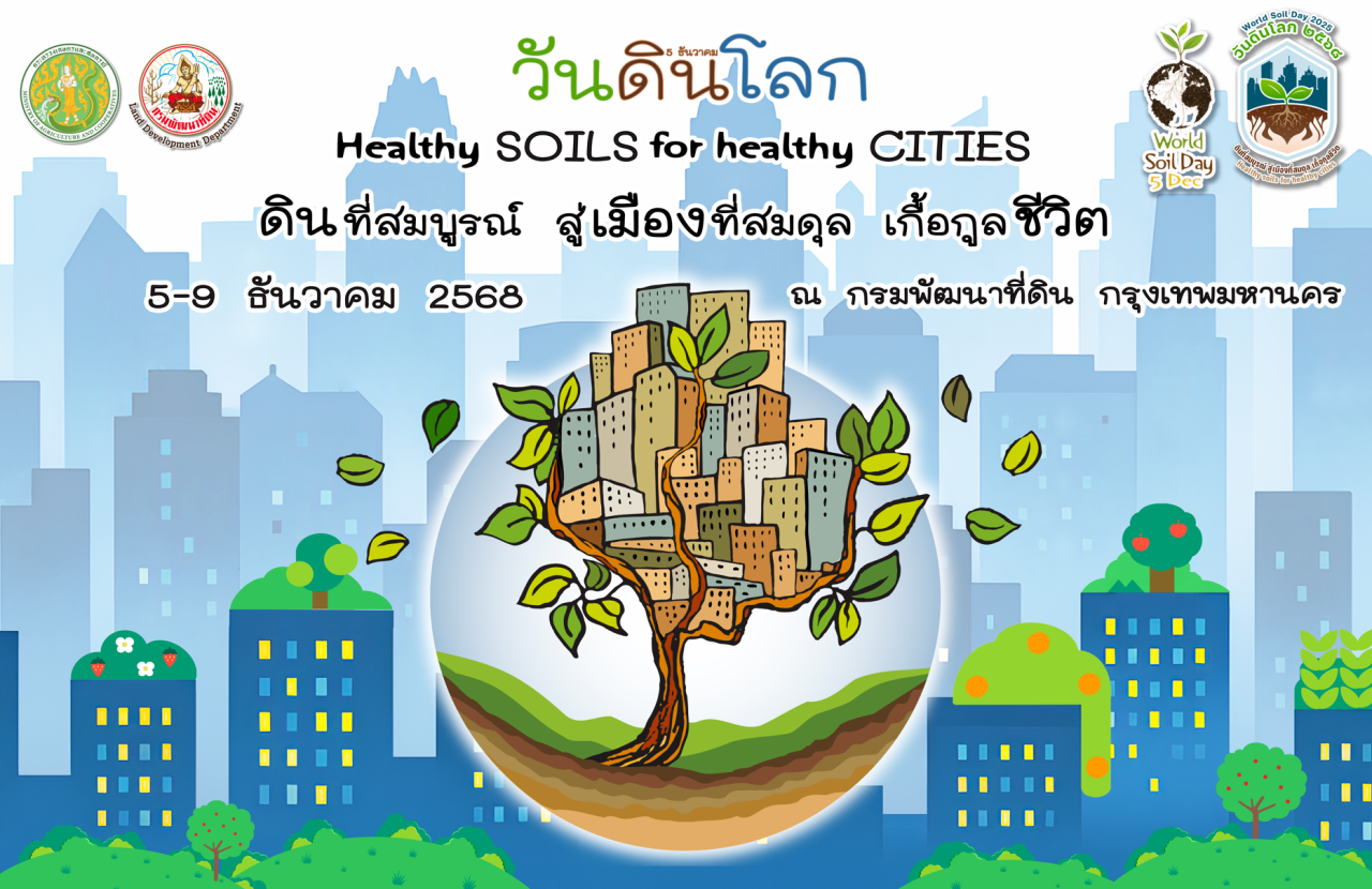 ภาพ วันดินโลก ประจำปี 2568 ณ กรมพัฒนาที่ดิน