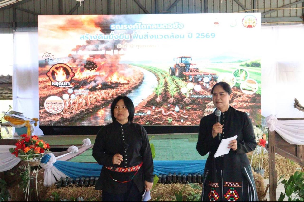 ภาพ ไถกลบตอซัง สร้างดินยั่งยืน ฟื้นสิ่งแวดล้อม