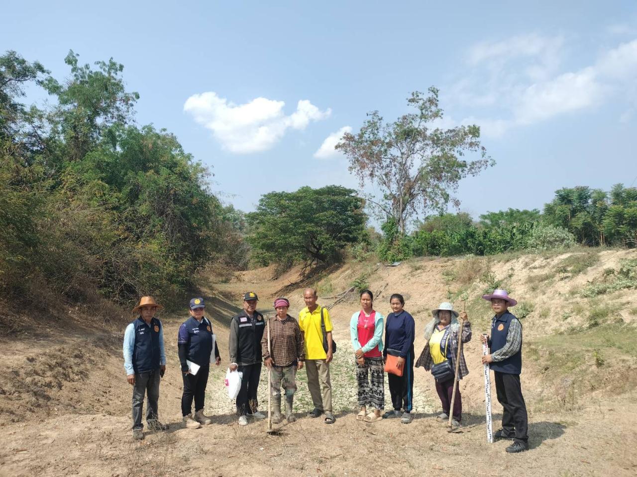 ภาพ สำรวจพื้นที่จัดระบบล่วงหน้า