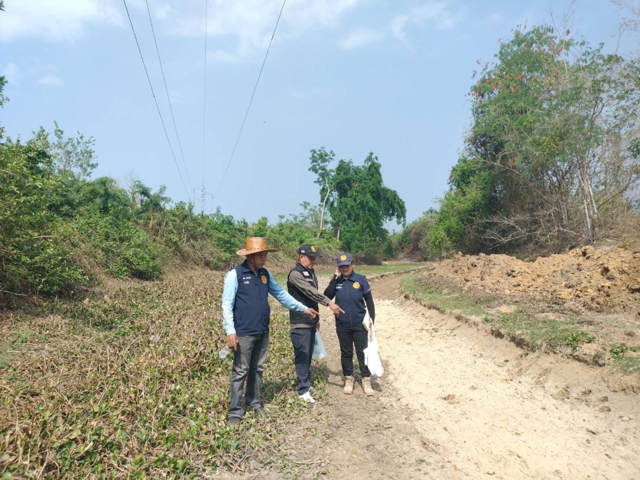 ภาพ สำรวจพื้นที่จัดระบบล่วงหน้า