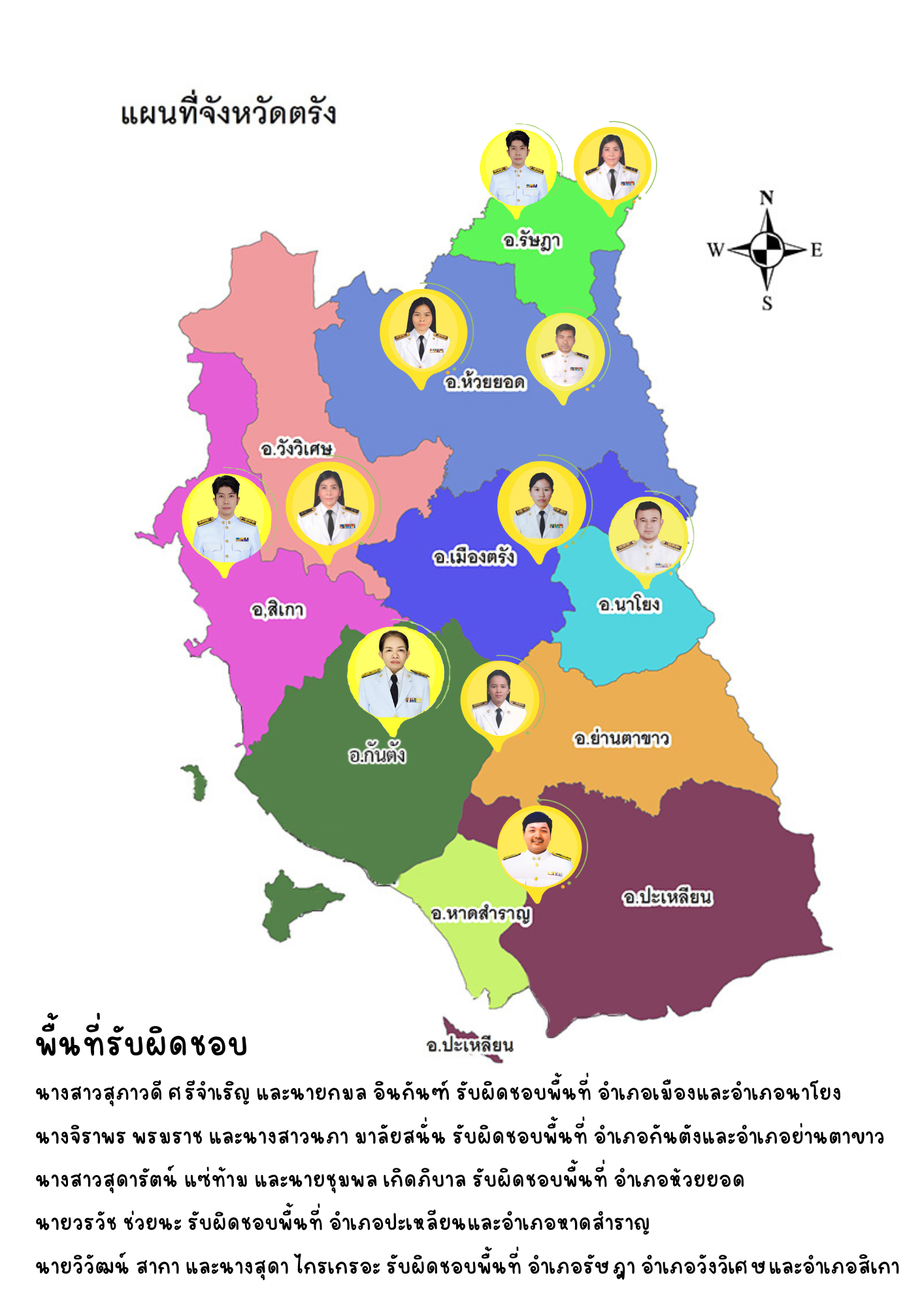 ภาพพื้นที่รับผิดชอบ สถานีพัฒนาที่ดินตรัง