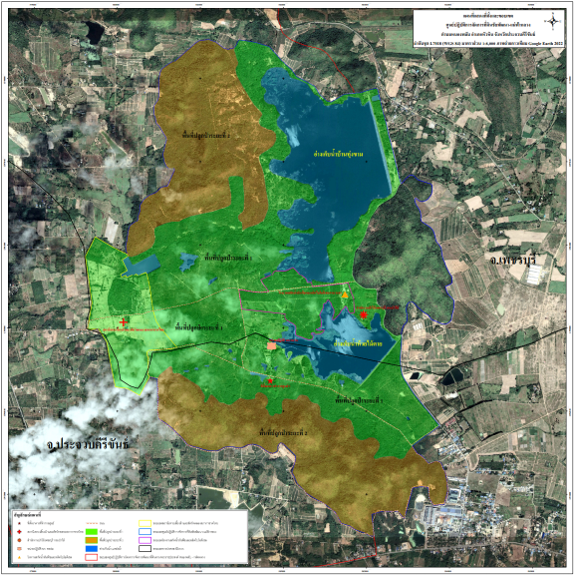 ภาพพื้นที่รับผิดชอบ ศูนย์ปฏิบัติการจัดการที่ดิน ชัยพัฒนา-แม่ฟ้าหลวง