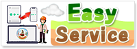 ภาพโลโก้บริการ Easy Service ระบบการให้บริการเกษตรกร