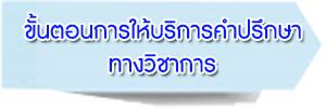 ภาพโลโก้บริการ ขั้นตอนการให้บริการคำปรึกษาทางวิชาการ